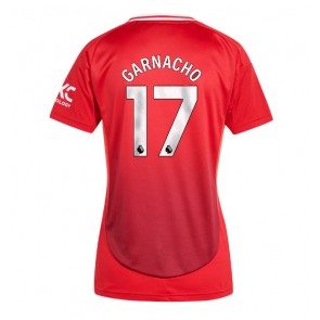 Billiga Manchester United Alejandro Garnacho #17 Hemmatröja Dam 2024-25 Kortärmad